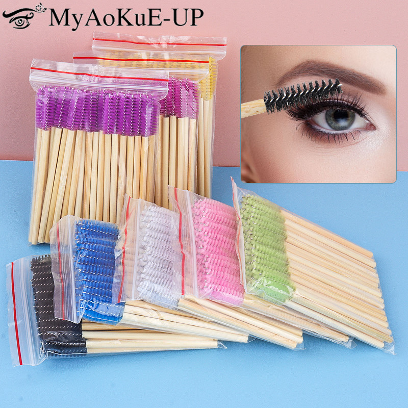 Micro Brush Applicator - 50Pcs Lash Brush Disposable Applicators Eyelash