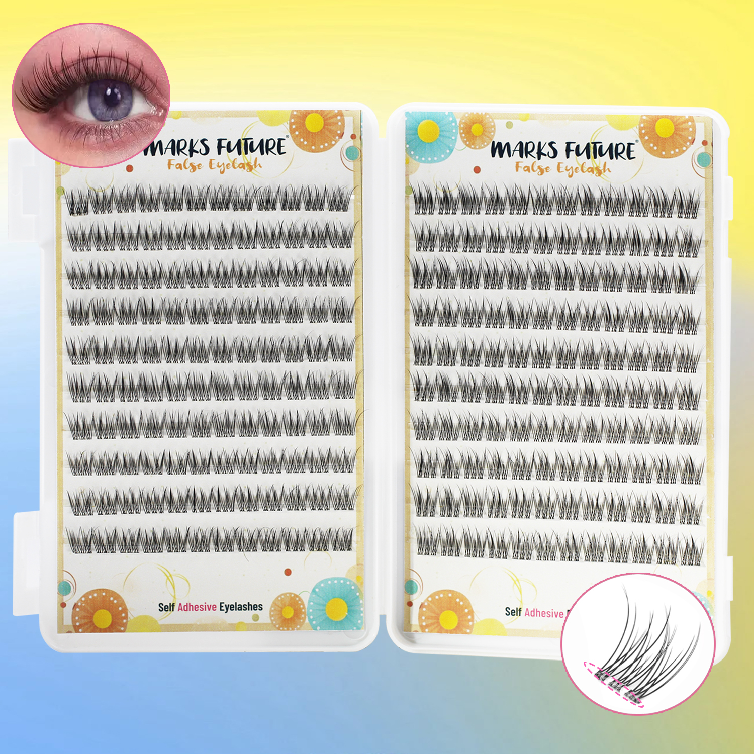 Self-Adhesive Mermaid False Ey - Eyelash Extension Japanese Style ulasan dan harga