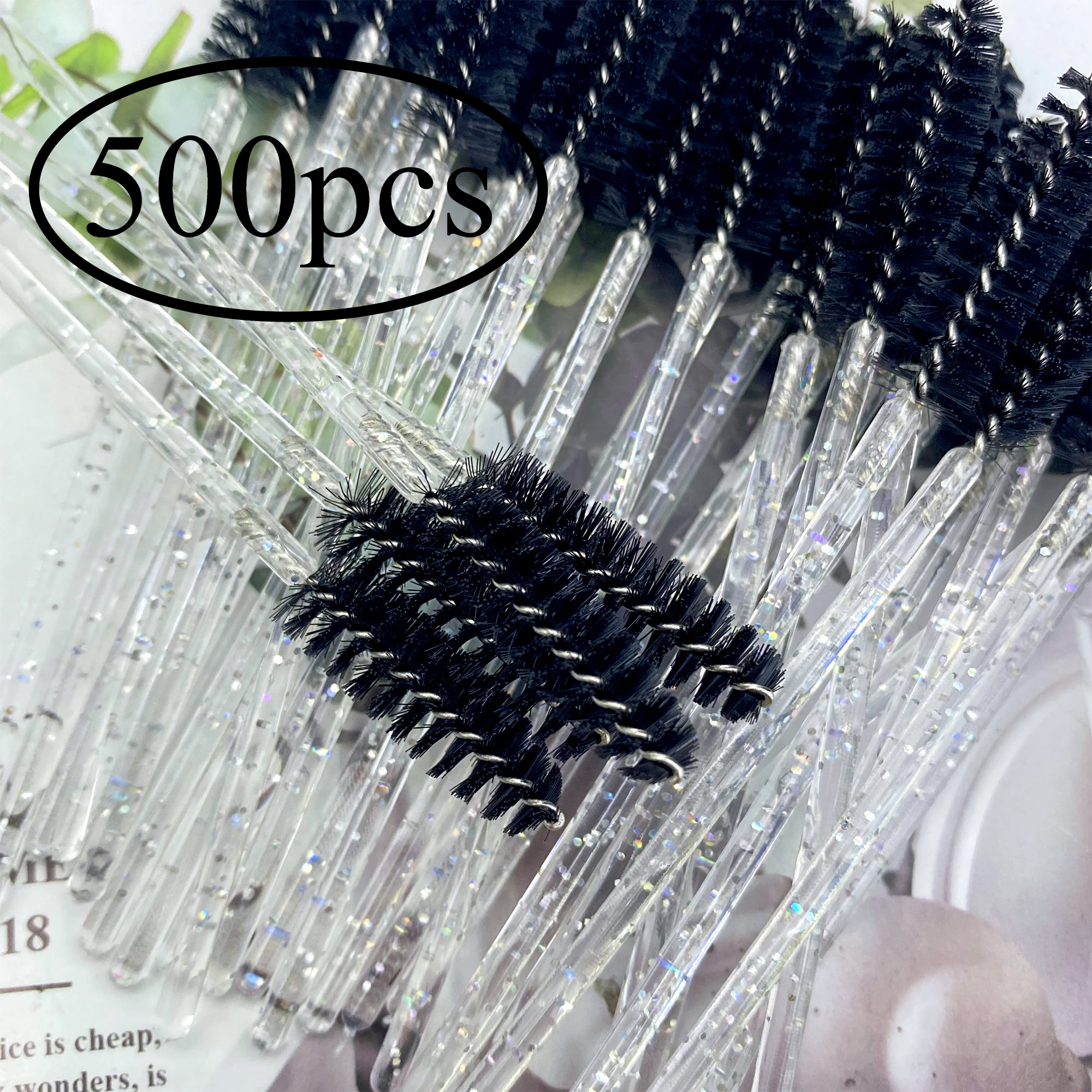 500PCS Eyelashes Brushes Set W - Micro Brush Applicator ulasan dan harga
