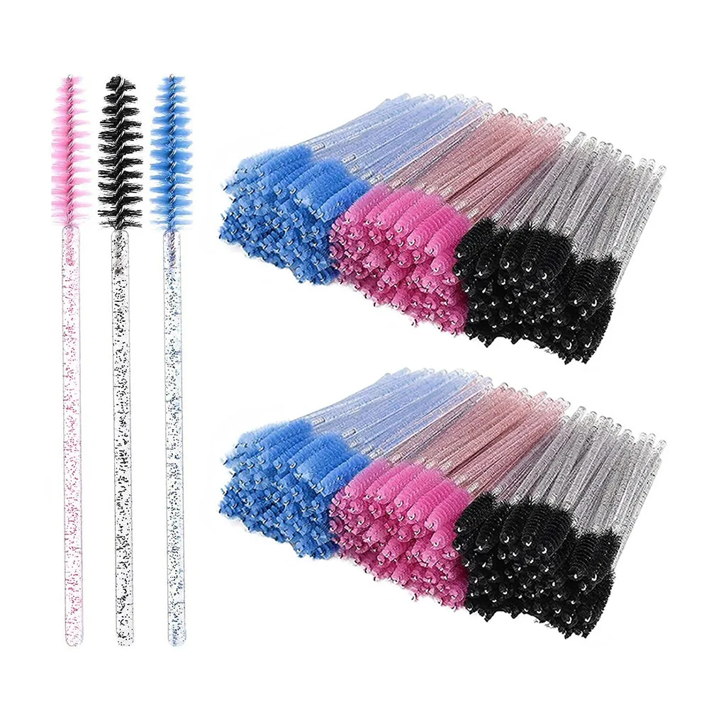 50pcs Eyelash Brushes Mascara  - Micro Brush Applicator ulasan dan harga