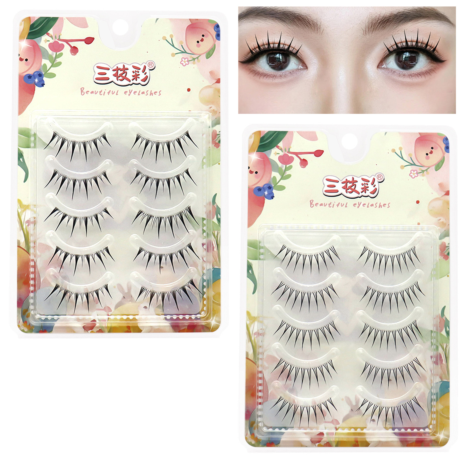 5 Pairs Japanese Korean Style  - Eyelash Extension Japanese Style ulasan dan harga
