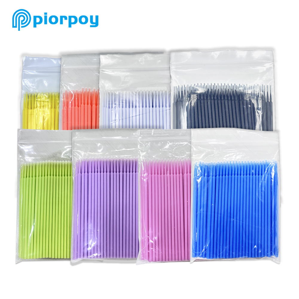 PIORPOY 100Pcs/Bag Dentistry D - Micro Brush Applicator ulasan dan harga