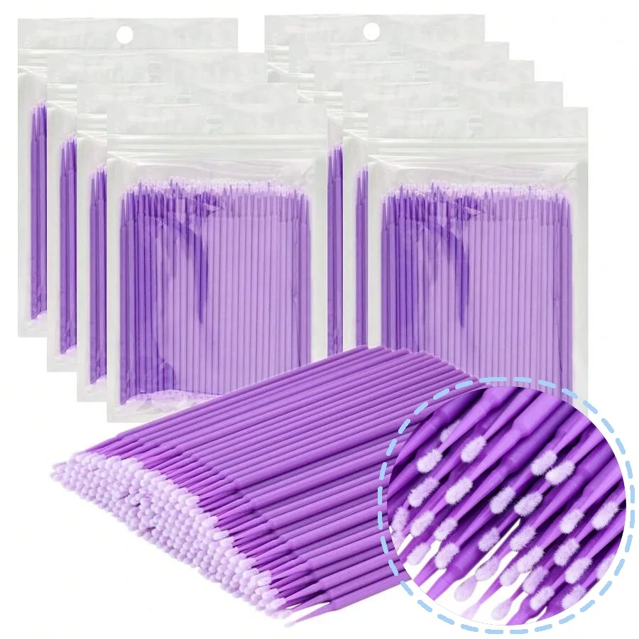 100pcs Micro Eyelash Applicato - Micro Brush Applicator ulasan dan harga