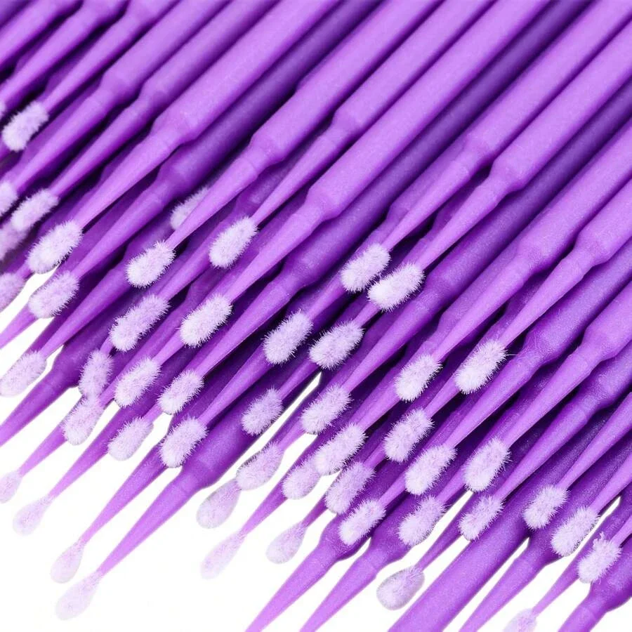 100pcs Micro Eyelash Applicato - Micro Brush Applicator ulasan dan harga