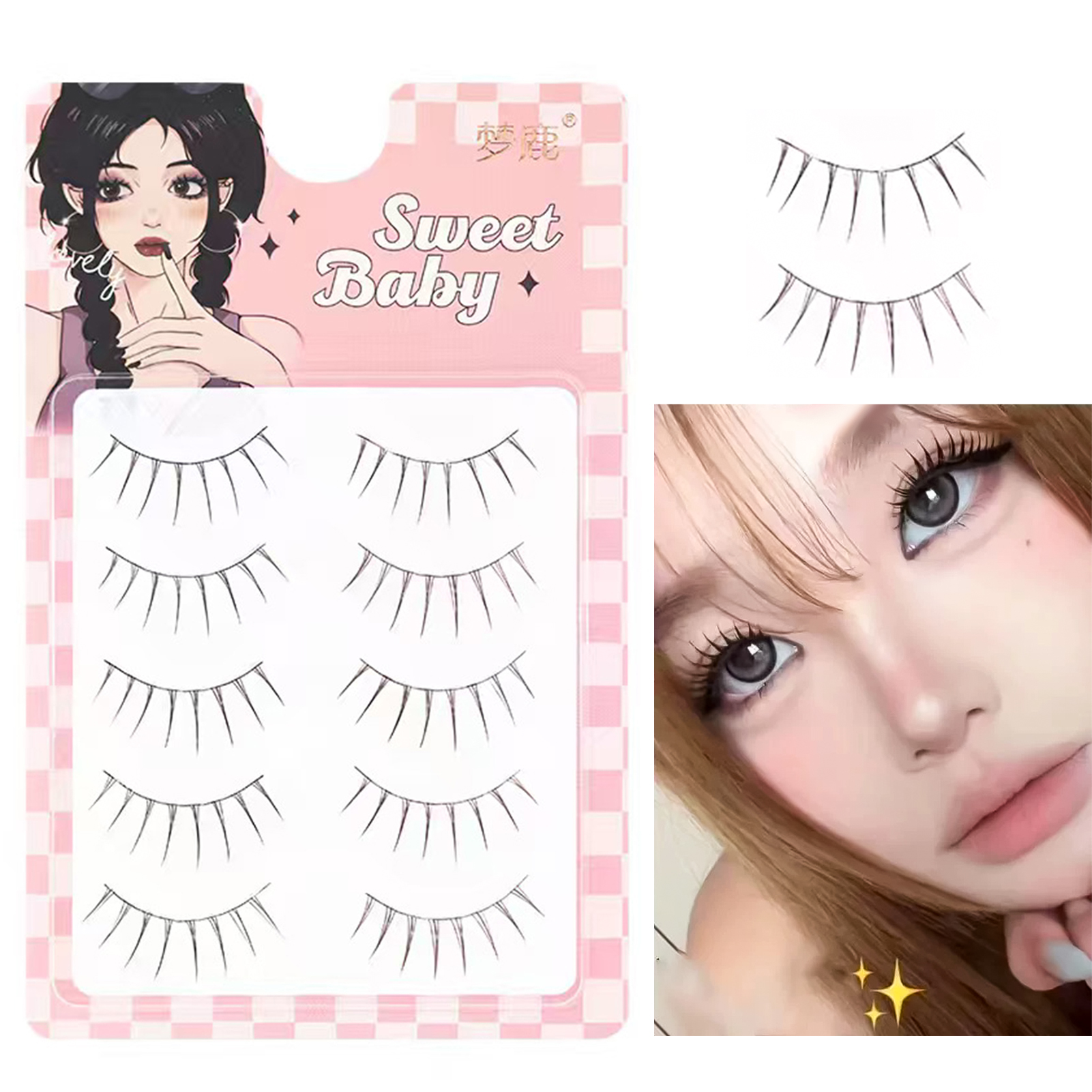 One Piece False Eyelashes Japa - Eyelash Extension Japanese Style ulasan dan harga