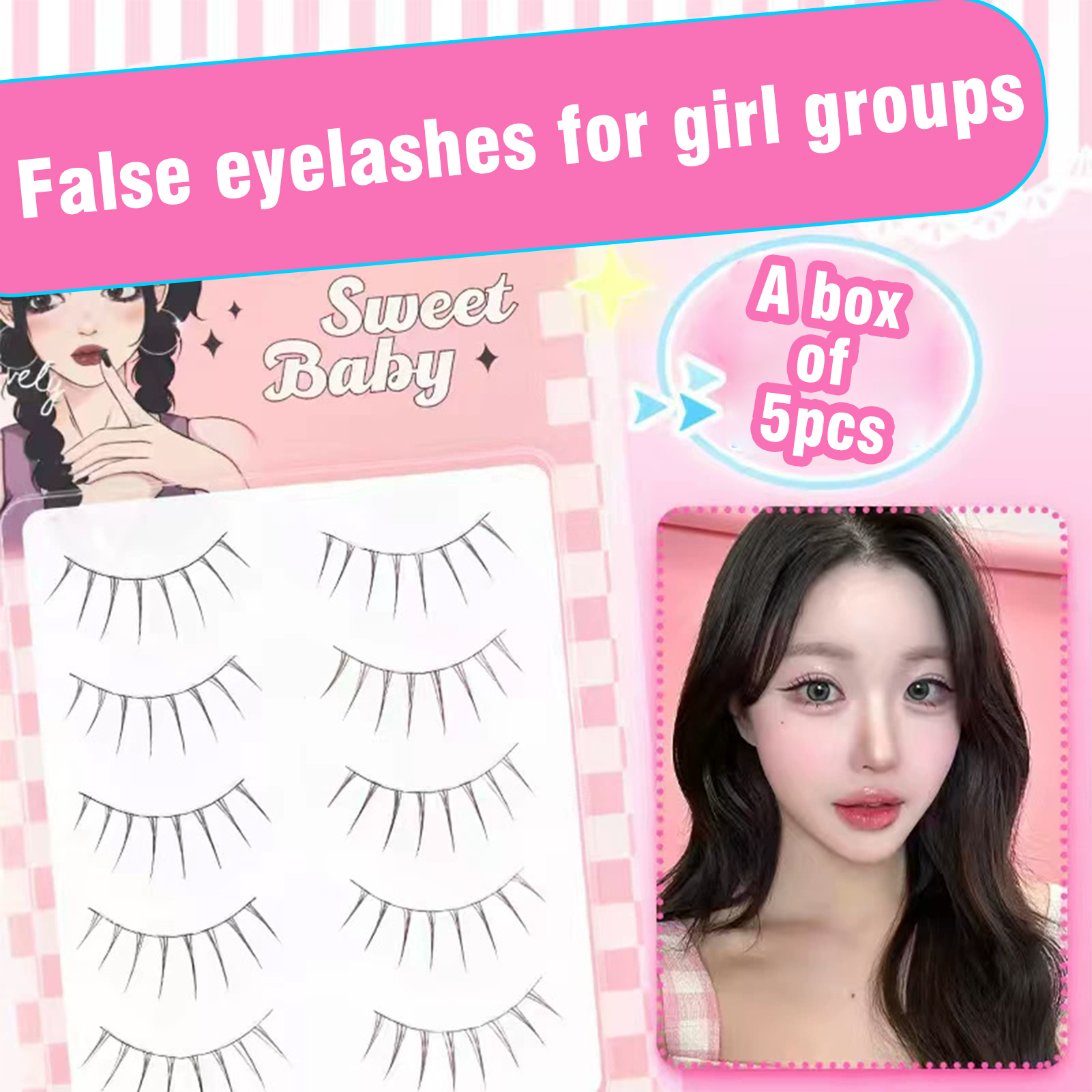 One Piece False Eyelashes Japa - Eyelash Extension Japanese Style ulasan dan harga