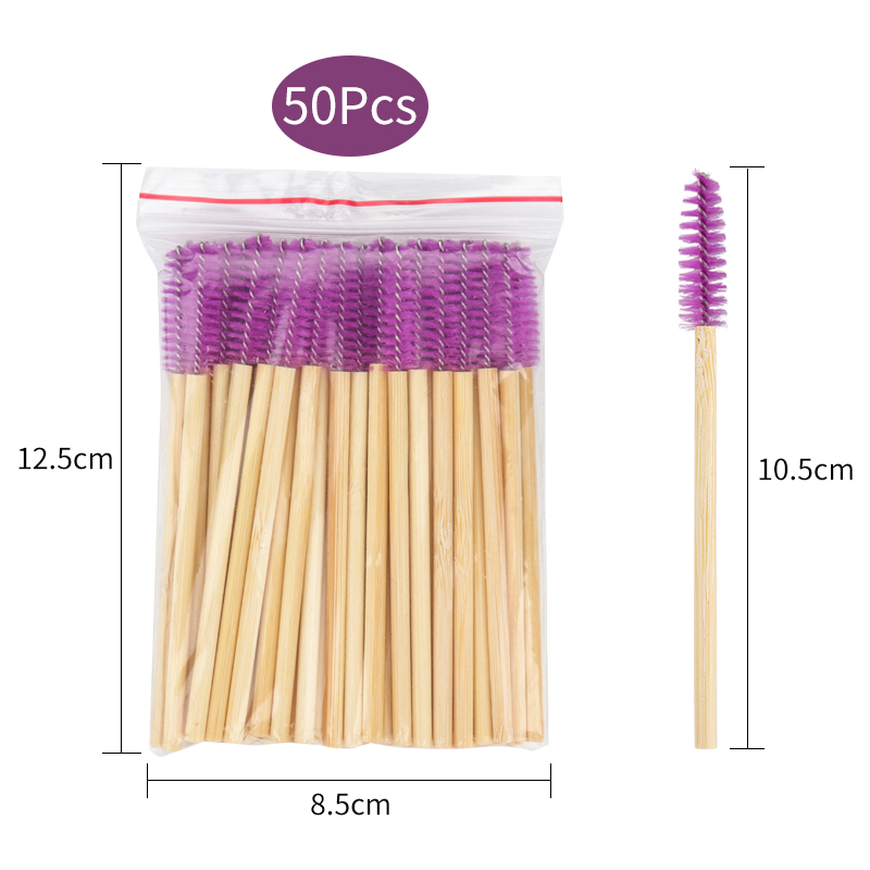 50Pcs Lash Brush Disposable Ap - Micro Brush Applicator ulasan dan harga