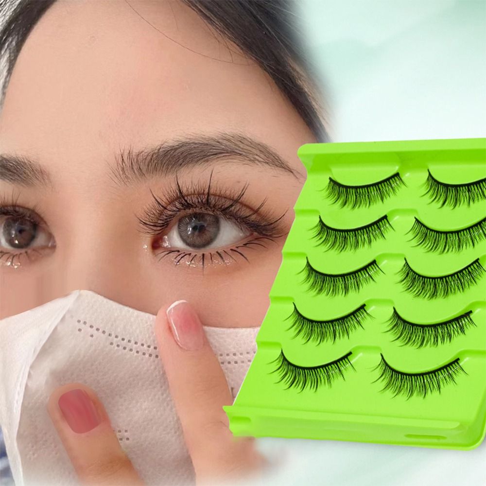 5/7 Pairs Fashion Natural Look - Eyelash Extension Japanese Style ulasan dan harga