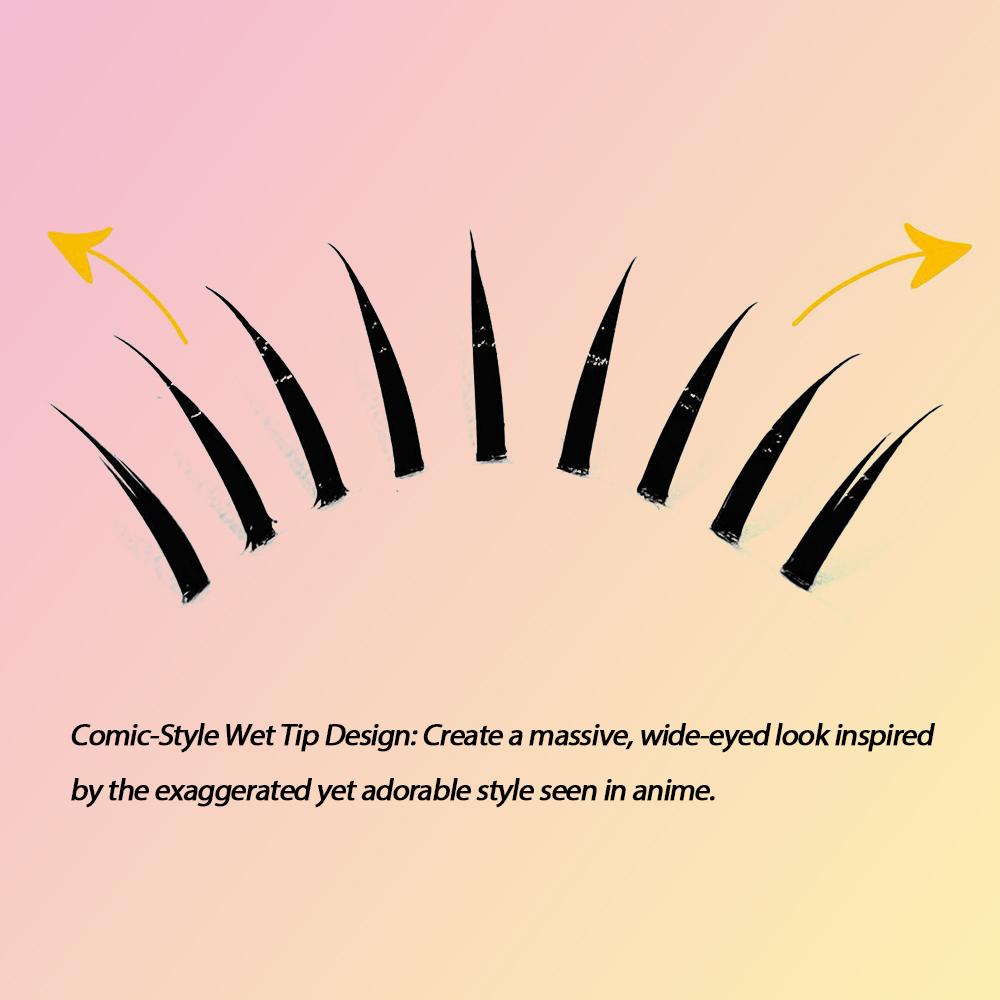 Wet Tip Comic Eye False Eyelas - Eyelash Extension Japanese Style ulasan dan harga