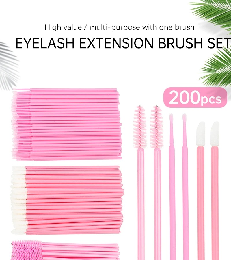 200pcs Lash Extension Micro Ap - Micro Brush Applicator ulasan dan harga